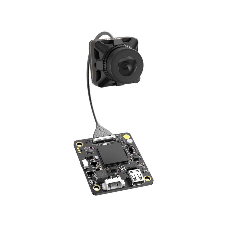 RunCam Split-H FPV-Kamera mit Steuerplatine, 1080P Aufnahme, HDMI-Ausgang und integriertem Mikrofon, Schwarz - Bild 2