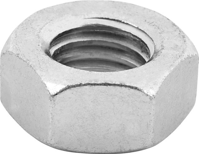LUX-TOOLS Sechskantmutter M14 aus Stahl, verzinkt, Silber, 25 Stück - Bild 1