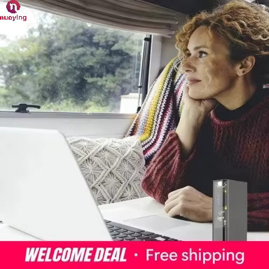 NUOYING M27 Tragbarer MiFi 4G LTE Router mit integrierter Powerbank und universellem SIM-Kartensteckplatz als kabelloser WLAN-Hotspot - Bild 2