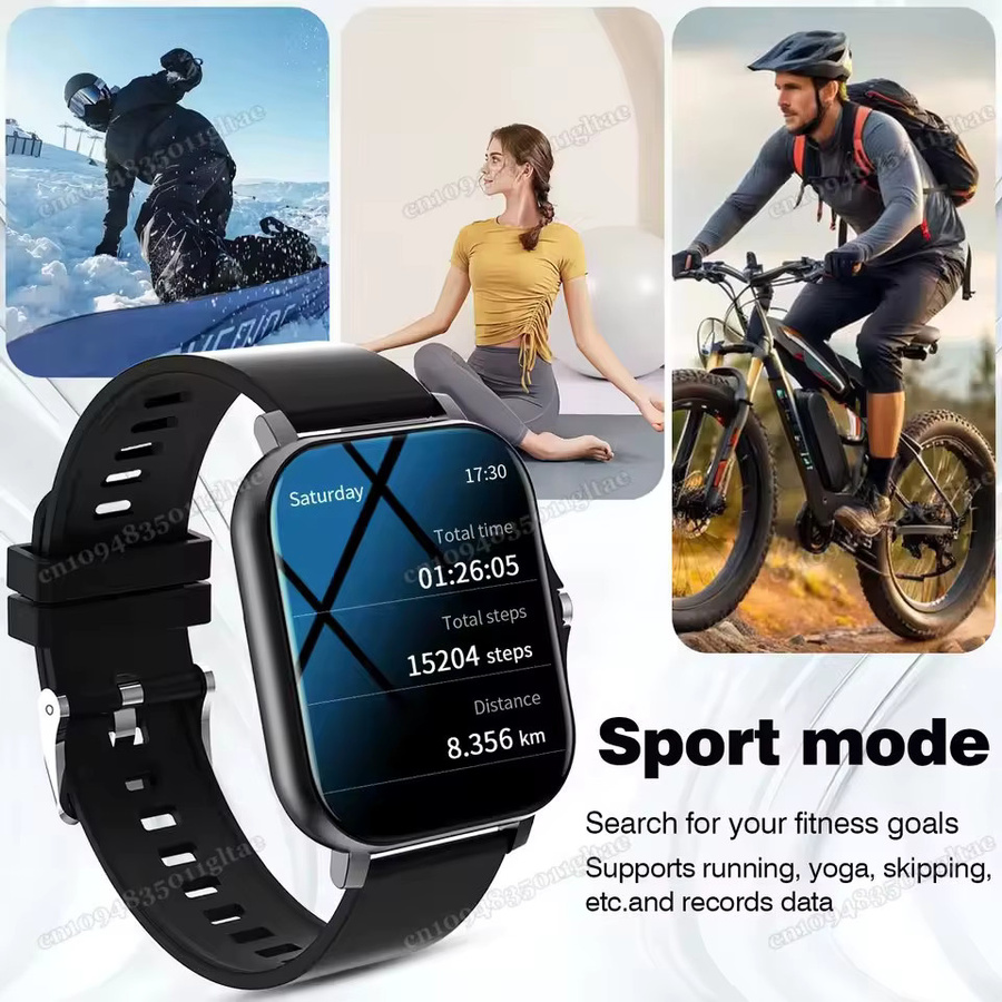 Ola Esporte Smartwatch HT30 in Grau mit 2,01 Zoll HD-Display, Bluetooth-Anruf und Sportmodi für Android und iOS, Unisex - Bild 4