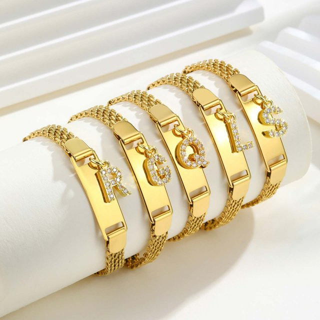 prjewel Armband, Edelstahl, Gold, Damen - Bild 1