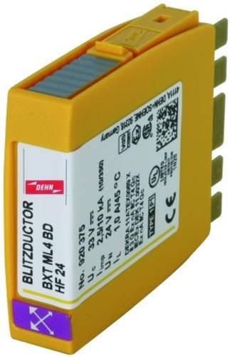 DEHN Kombiableiter BXT ML4 BD HF 24 in Gelb mit 20 kA - Bild 1