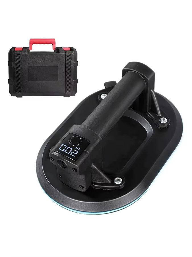 Lpnove Elektrischer Vakuum-Saugnapf in Schwarz mit 1800 mAh Akku für bis zu 200 kg Last als schwerer Heber für Granit, Glas und Fliesen - Bild 6