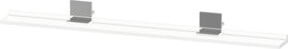 Duravit Spiegel-Ablage Sivida in Weiß Matt mit Chrom-Details, B/T/H: 133 x 65 x 3,6 cm - Bild 1