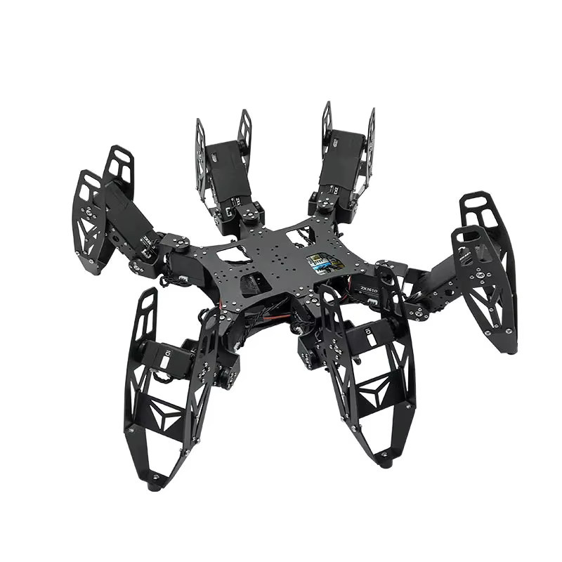 YoufangSmart Spider Metallstruktur Hexapod Roboterhalterung, DIY Kit, Schwarz - Bild 2
