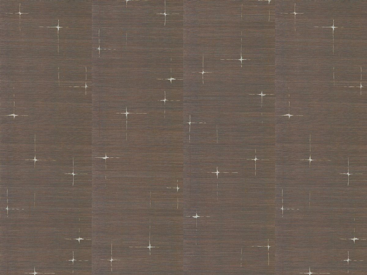 Élitis Tapete Orphée RM 1076 80 in Braun mit geometrischem und abstraktem Design - Bild 1