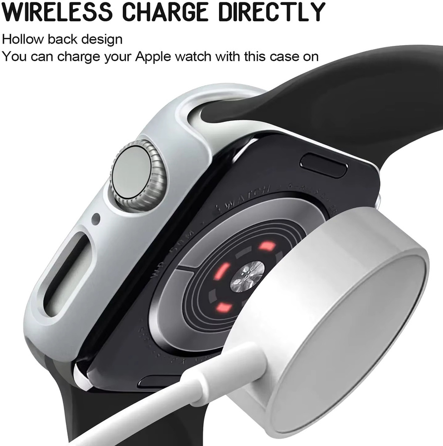 SNQP Schutzhülle für Apple Watch, Matt, Hart PC Bumper Rahmen, Unisex - Bild 3