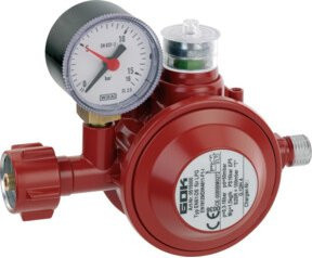 Gok Haushalt-Regler 1,5kg 50mbar 05-150 in Rot - Bild 1