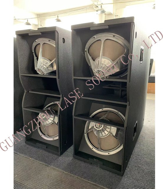 ZUIDID G28 S28 Dual 18-Zoll Passiver Subwoofer in Schwarz mit 1600W für professionelle PA-Systeme und DJ-Einsätze - Bild 1