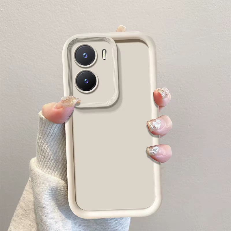Stoßfeste Matte Schutzhülle für Vivo Y16 und Vivo Y56 in Rot mit Hautgefühl - Bild 3