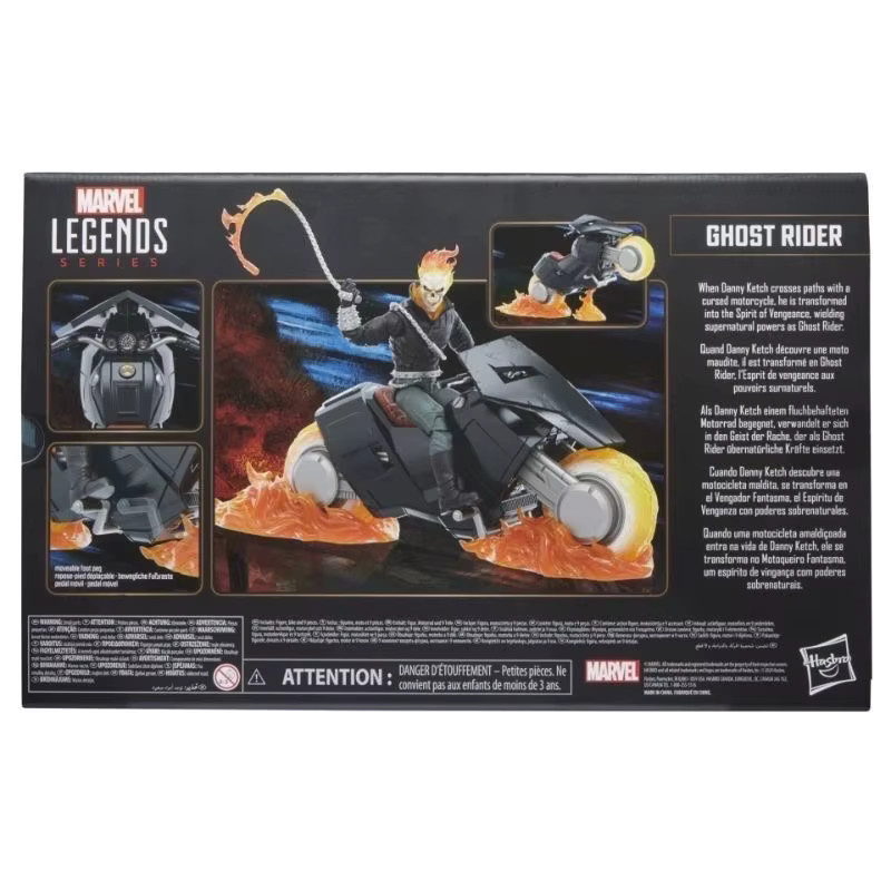 Bandai Marvel Ghost Rider und Motorrad-Kampfwagen, 6-Zoll Actionfigur, ab 3 Jahren - Bild 2