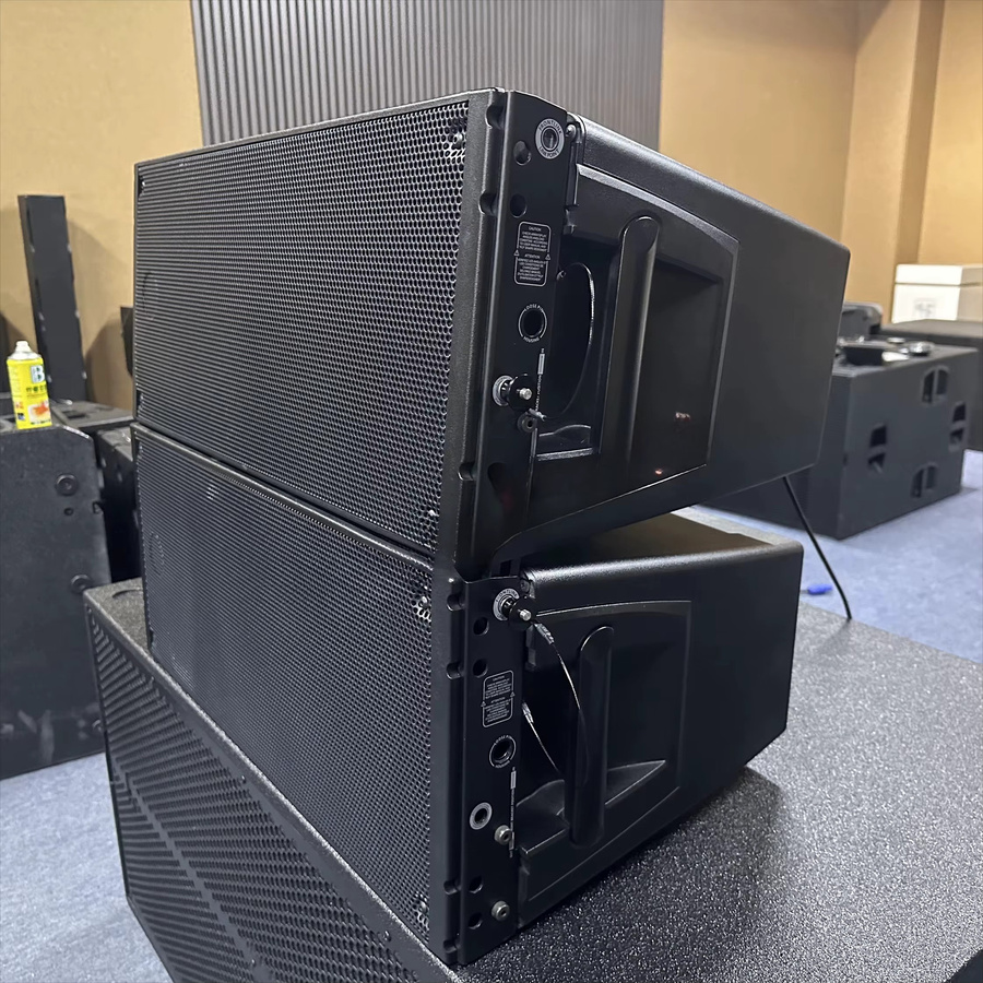 HDL 20-A Dual 10 Zoll Pro Sound Aktives Zweiweg-Line-Array-Lautsprechersystem, 2 Sets, Schwarz - Bild 2