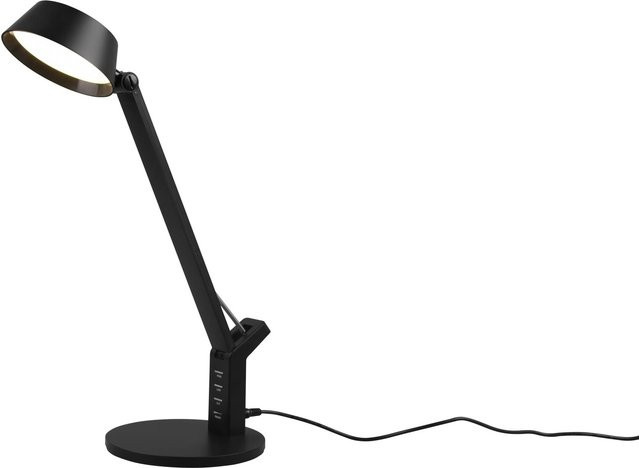 Trio LED-Tischleuchte Ava in Schwarz Matt, dimmbar mit Touch-Funktion, B: 40,4 cm, T: 17,1 cm, H: 30,5 cm - Bild 1