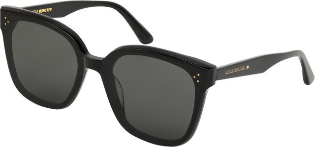 Gentle Monster Rick 01 Sonnenbrille, Rund, Vollrand, Schwarz, Grau, Unisex - Bild 1