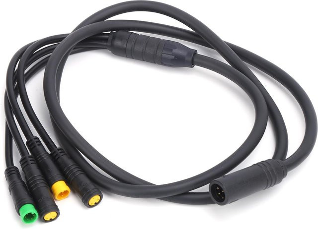 Wasserdichtes Bafang 1T4 E-Bike Kabelbaum Gangsensor Verlängerungskabel für BBS01 und BBS02 Mittelmotoren in Schwarz - Bild 1