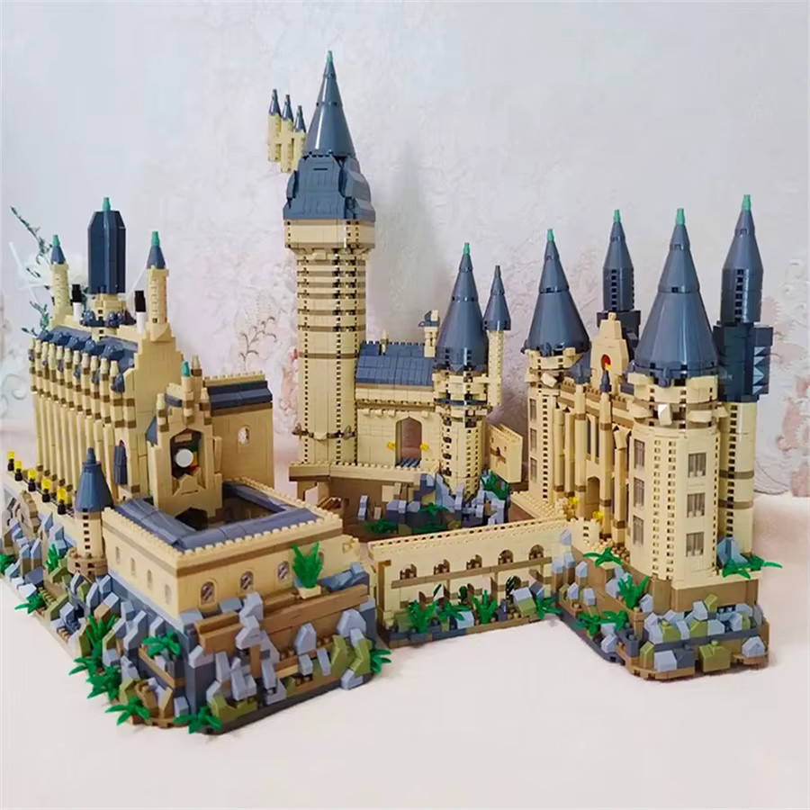 HUATEC Magic Castle Micro Bausteine Modell Kit mit Beleuchtung, kreatives Architektur MOC Set für Kinder, Mehrfarbig - Bild 4