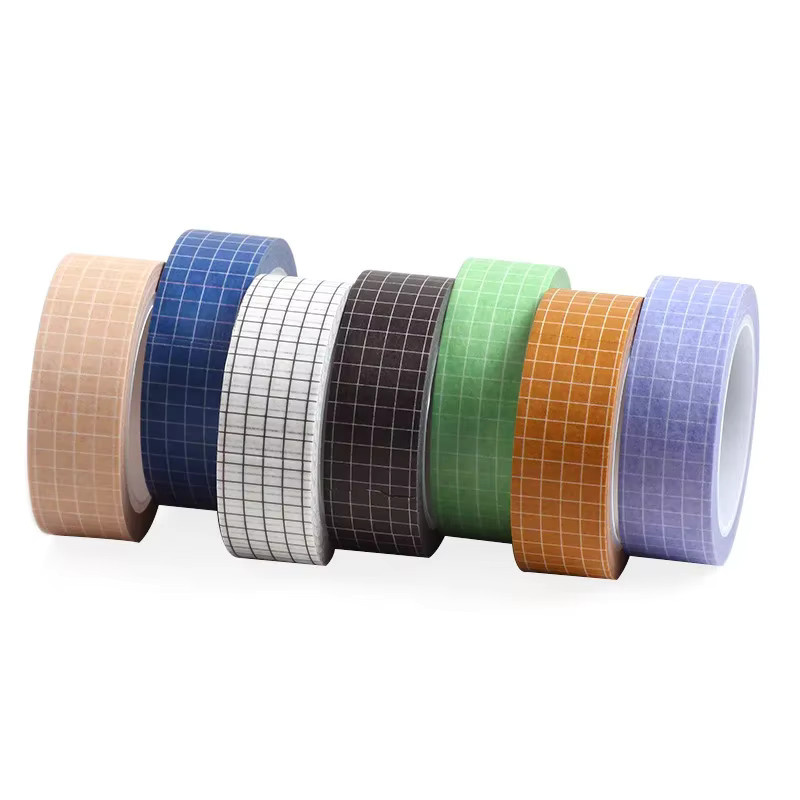 Kreatives Washi-Tape in Regenbogenfarben und Orange für DIY-Dekorationen, 10 m Länge - Bild 1