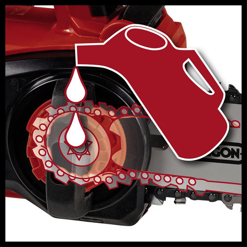 Einhell Professional FORTEXXA 18/20 TH Akku-Kettensäge 18V in Rot/Schwarz mit 20 cm Schwertlänge - Bild 5