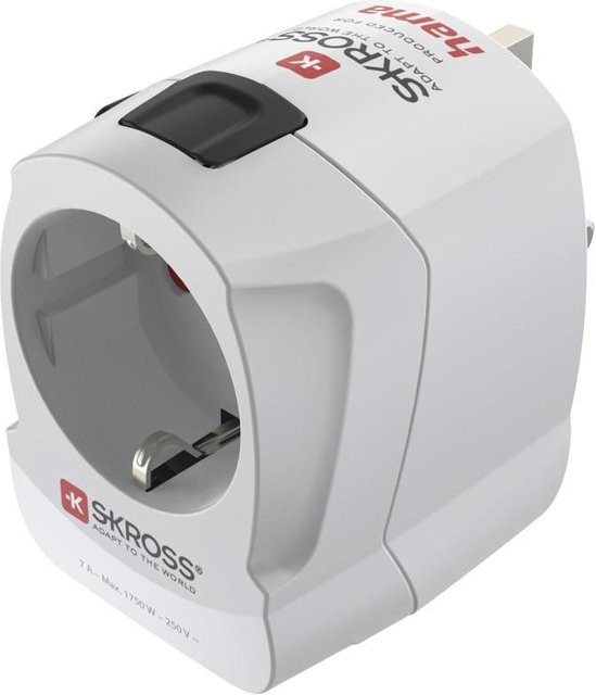 Hama Weltreiseadapter Pro Light AC 30PD, 3-polig mit 1x USB-C und 1x USB-A, 30 W - Bild 1