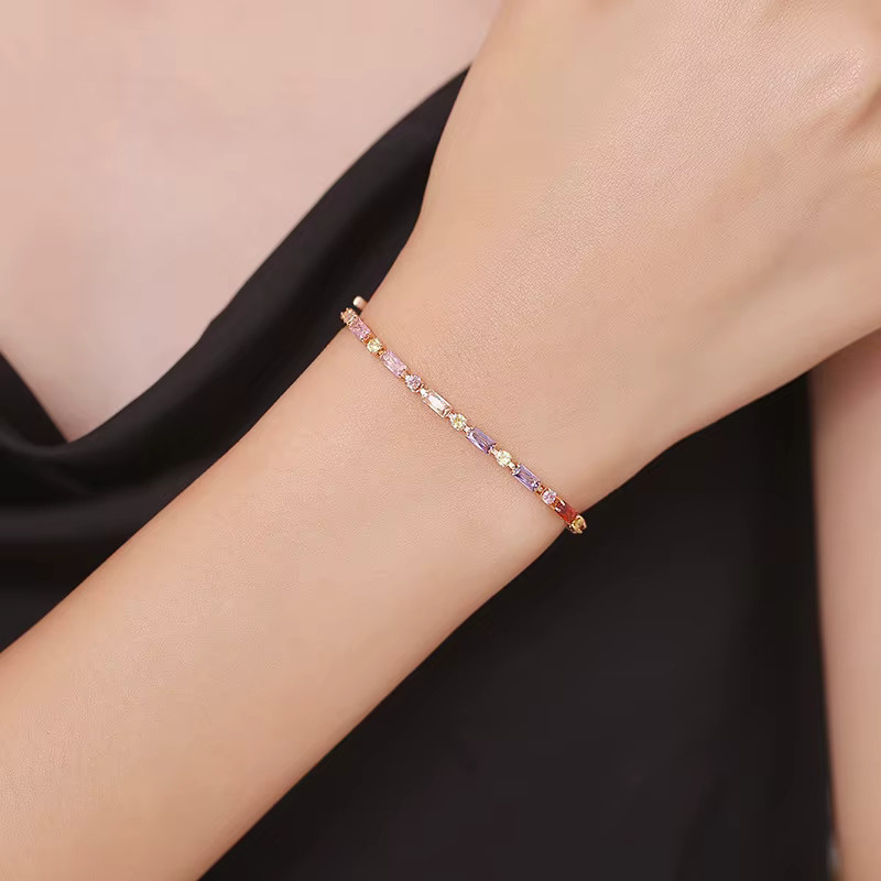 SAY Armband 925 Silber, Zirkonia, Kristall, Damen - Bild 2