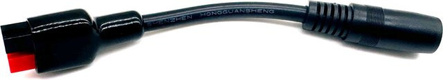 Jackery Anderson Power Pole zu DC 8020 Stromkabel mit 8,0mm x 2,0mm Buchse und 16AWG, Schwarz, für Solarmodule, Generatoren und tragbare Powerstations - Bild 1