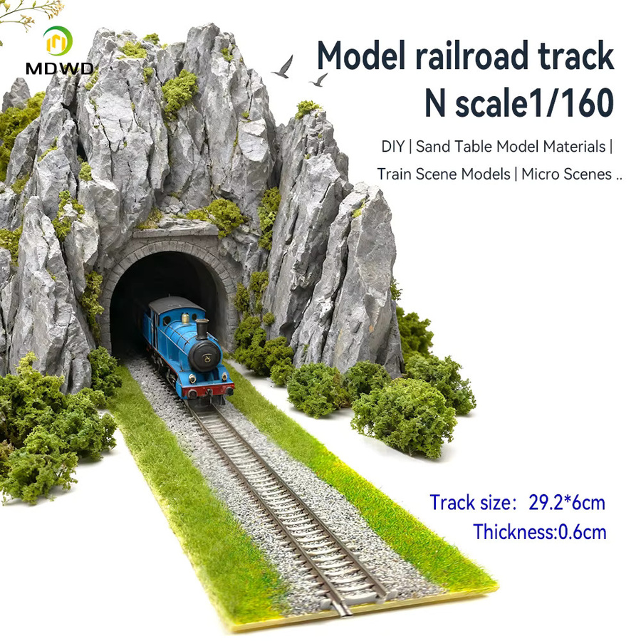 MDWD Titelmodell, Maßstab 1:160 (Spur N), Steinstraßen-Basisband-Simulationsgras - Bild 2