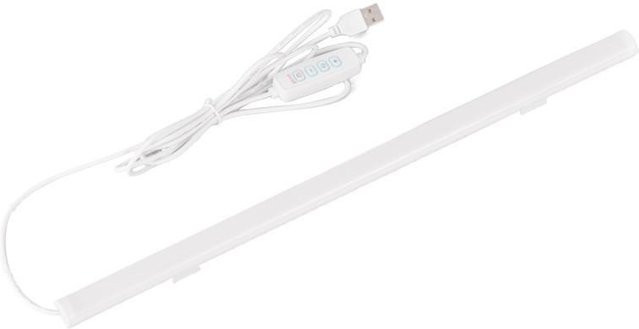 YJMP Super Lighting LED Nachtlicht mit Magnetstreifen, dimmbar und 3 Farben wechselbar, USB-Betrieb, Weiß, Länge: 50 cm - Bild 1