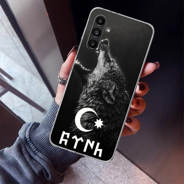 Handyhülle mit Türkischer Flagge für Samsung Galaxy A-Serie in Schwarz - Bild 1