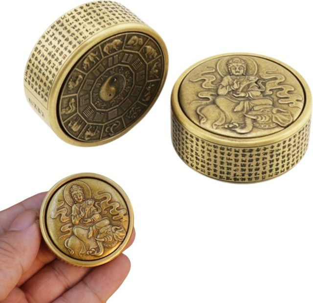 soulbao Zen Buddha Gyroskop Fidget Spinner, Metall, Spielzeug - Bild 1