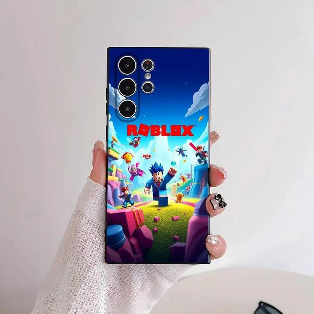 Roblox R-Robloxes-S Handyhülle für Samsung Galaxy S21 S22 S23 S24 S25 FE Plus Ultra aus weichem TPU in Multicolour - Bild 1