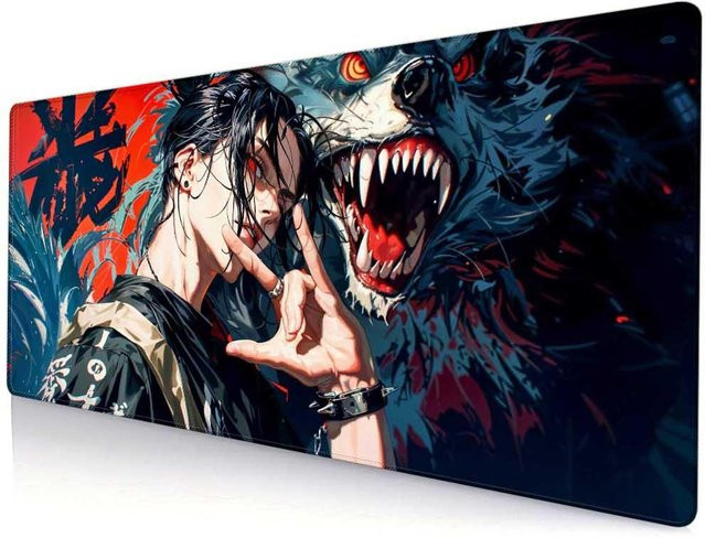 Mairuige Anime Mauspad Multicolour Schreibtischunterlage für Gaming und Tastatur - Bild 1
