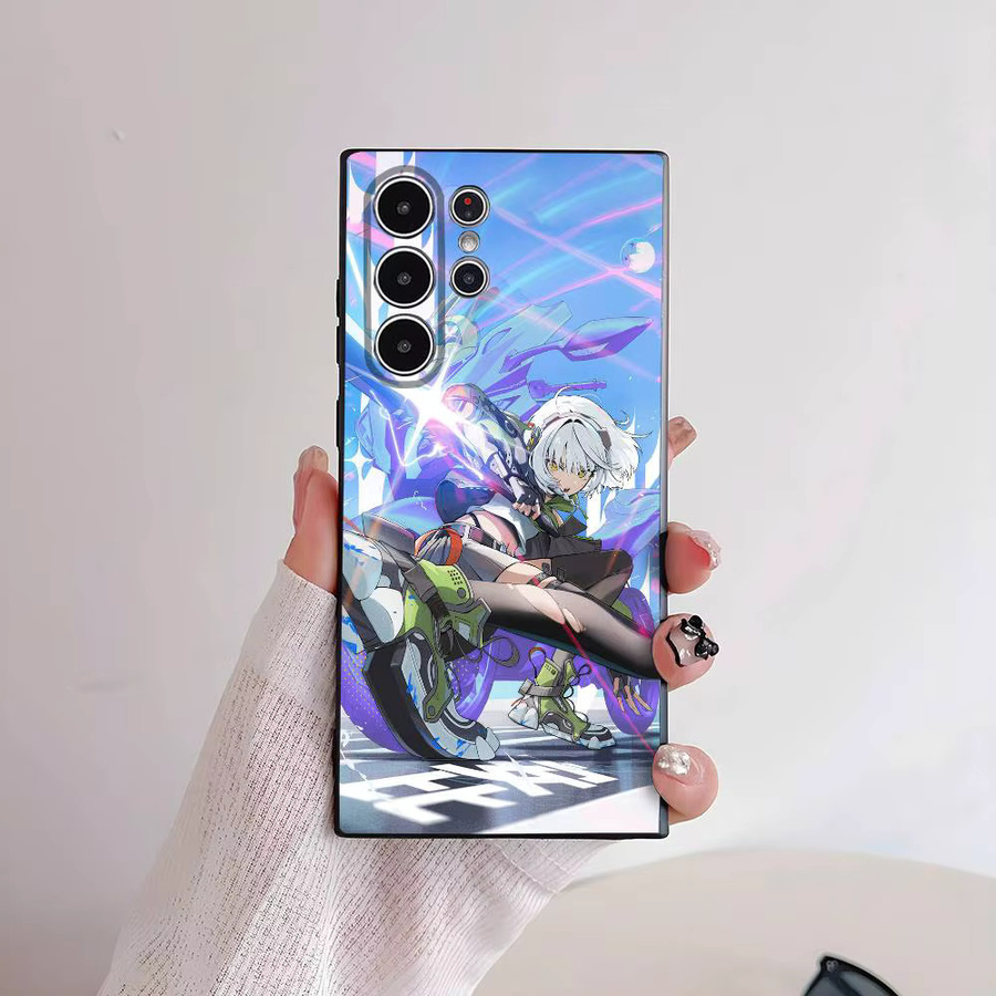 Anby Zzz Game Handyhülle für Samsung Galaxy S25 S24 S23 S22 S21 S20 Ultra Plus 5G, Frosted Non-Slip Soft Cover, Multicolour - Bild 2