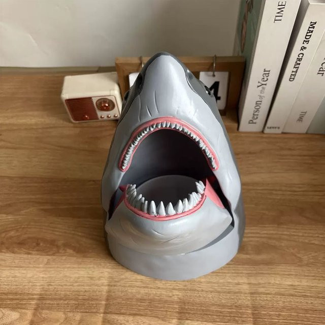 JAWS Popcorn-Eimer zum 50-jährigen Jubiläum in Grau aus Kunststoff - Bild 1
