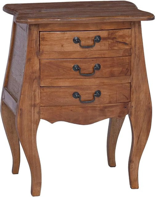vidaXL Aufbewahrungstruhe aus massivem Mahagoni Holz in Natur Braun, B/T/H: 48 x 35 x 64 cm - Bild 1