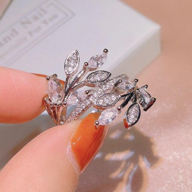 FOXANRY Jewelry Ring 925 Silber, Zirkon, Damen - Bild 1