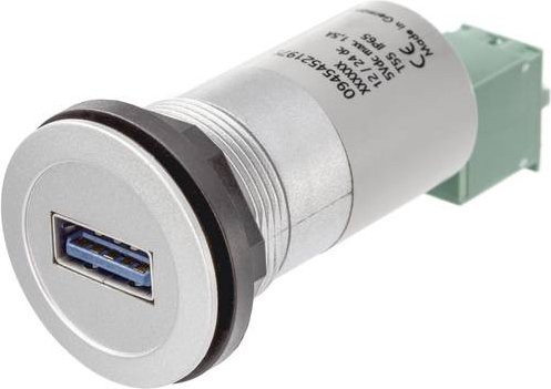 HARTING Ladegerät mit USB-A Anschluss in Silber - Bild 1