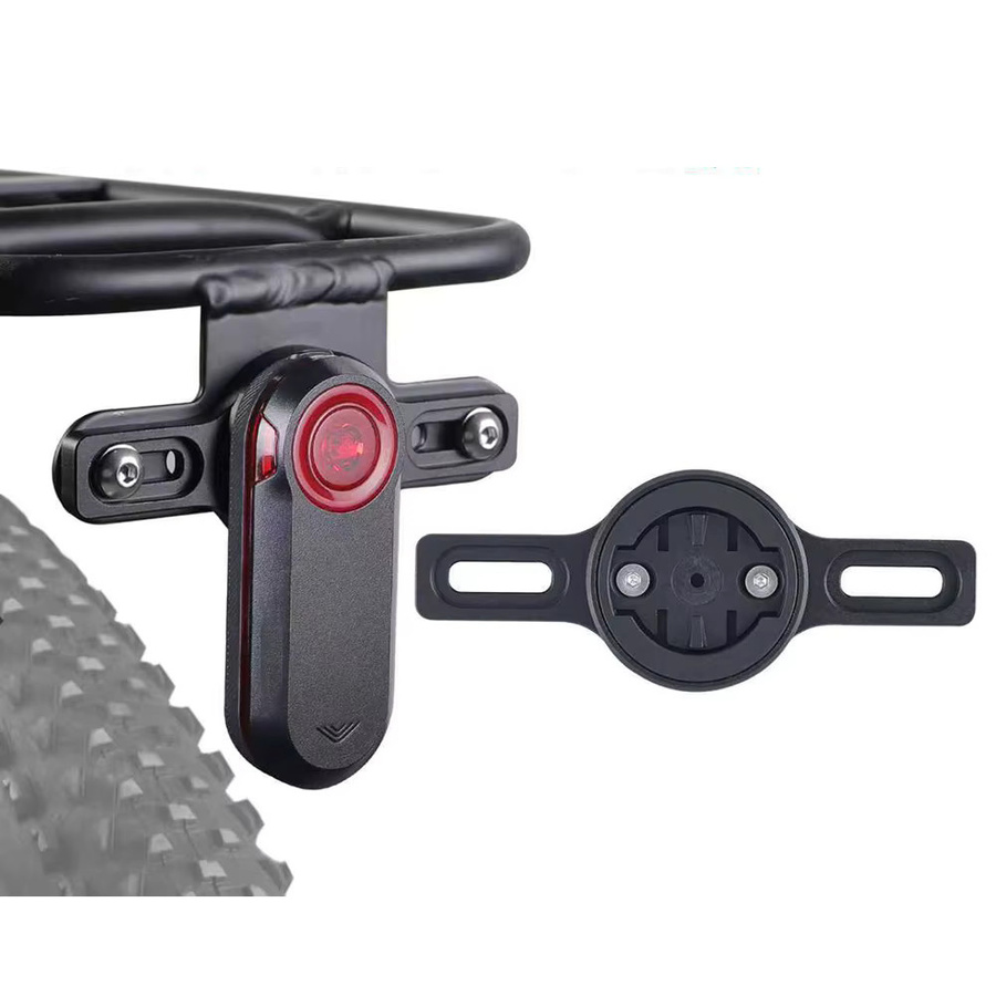 Garmin Rücklicht-Halterung für hinteren Gepäckträger aus Kunststoff in Schwarz, kompatibel mit Garmin TL300 RTL500 RTL510 RTL515 RVR315 und iGPSPORT SR30 - Bild 4