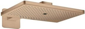 Hansgrohe Axor Kopfbrause Rain Soft in Brushed Brass mit 3 Strahlarten und Anti-Kalk-Funktion, B: 46,0 cm, T: 30,0 cm - Bild 1