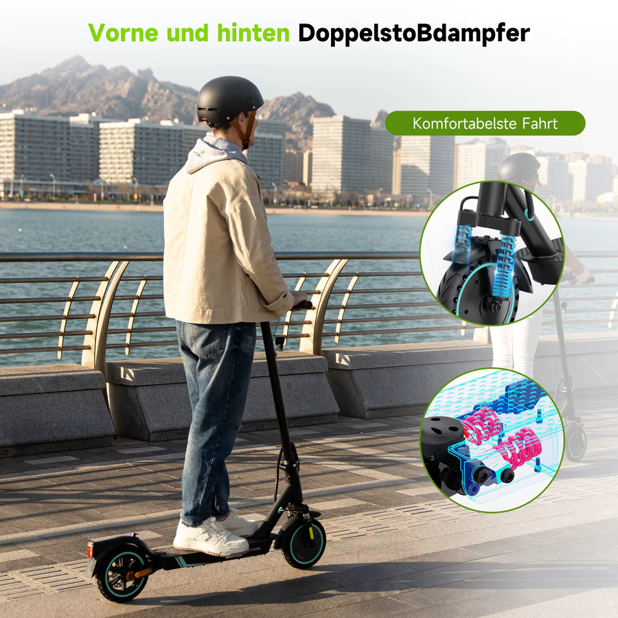 RCB KIDS Elektroroller für Erwachsene, klappbar, APP Steuerung - Bild 3
