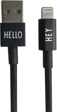 Design Letters Hey Ladekabel