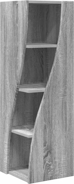 vidaXL Eckschrank in Grau Sonoma aus Holzwerkstoff, B/T/H: 32 x 32 x 102 cm - Bild 1