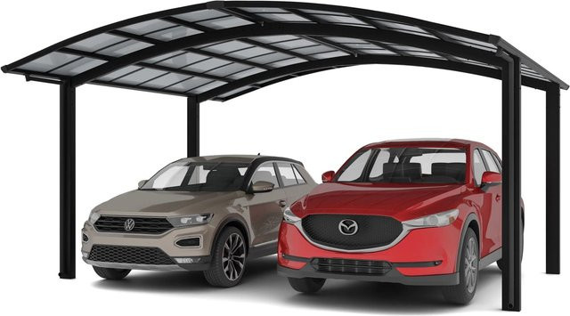 Ximax Doppelcarport Portoforte Typ 60 Schwarz B/T: 542,3 x 495,4 cm - Bild 1