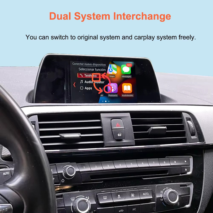 Bonroad Wireless CarPlay und Android Auto Box für BMW NBT CIC EVO sowie MINI Modelle mit Wi-Fi und Bluetooth - Bild 3