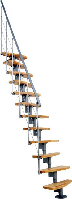 Minka Raumspartreppe Nizza in Grau für eine Geschosshöhe bis 293 cm - Bild 1