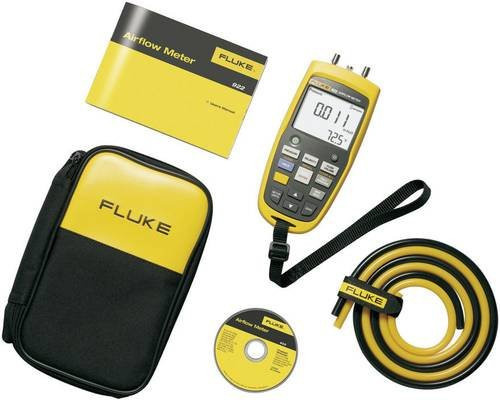Fluke Anemometer 922 Windgeschwindigkeitsmesser Gelb 1 bis 80 m/s - Bild 1
