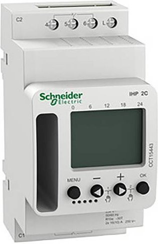 Schneider Electric Elektronische Hutschienen-Zeitschaltuhr in Weiß - Bild 1
