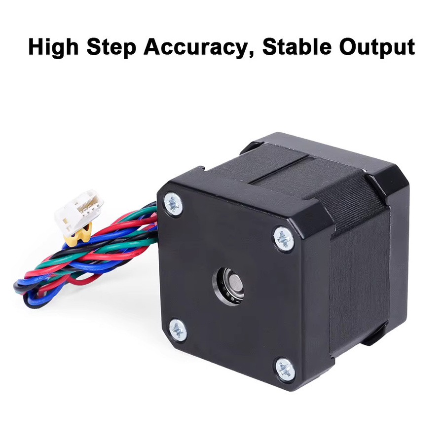 Nema17 Schrittmotor 0,9 Grad mit MOLEX Stecker für 3D-Drucker, Schwarz - Bild 4