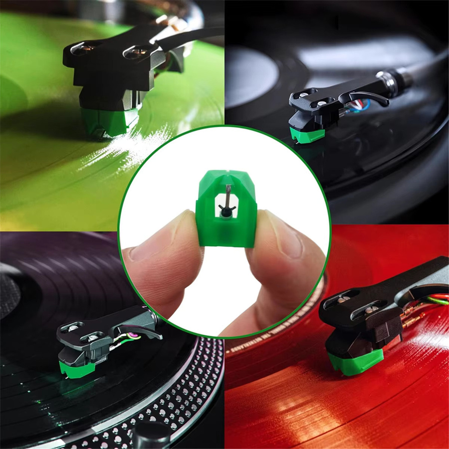 Audio-Technica AT-VMN95E Ersatznadel mit elliptischem Stylus für AT-LP120X in Grün - Bild 3