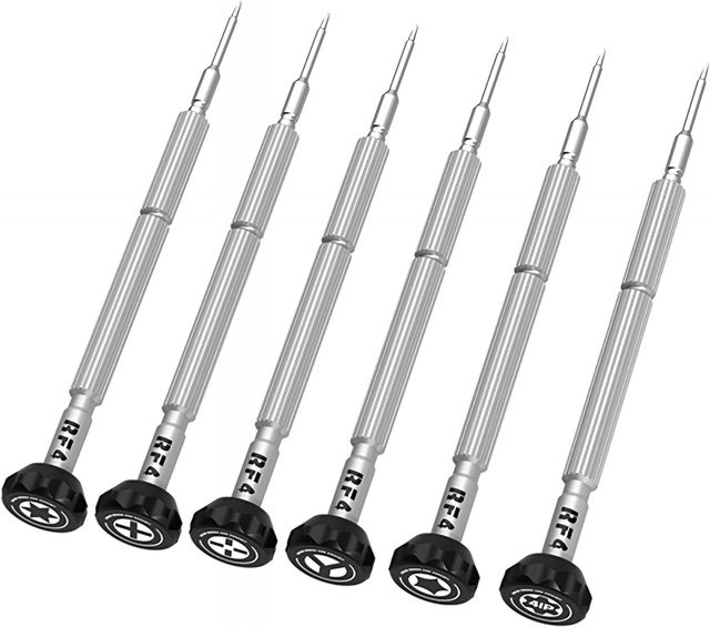 RF4 RF-SD17 Mini 6in1 Schraubendreher in Silber aus Metall - Bild 1