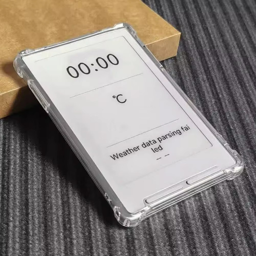 XTEINK X3 E-Book Schutzhülle aus weichem TPU, transparente Anti-Fall-Hülle mit stoßfester Rückseite - Bild 2